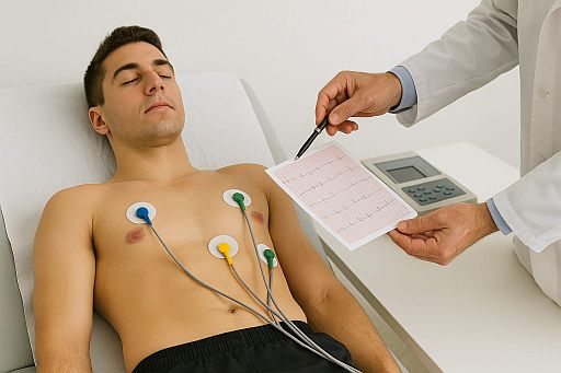 Medicina dello Sport a Roma ECG a riposo Mk Medical